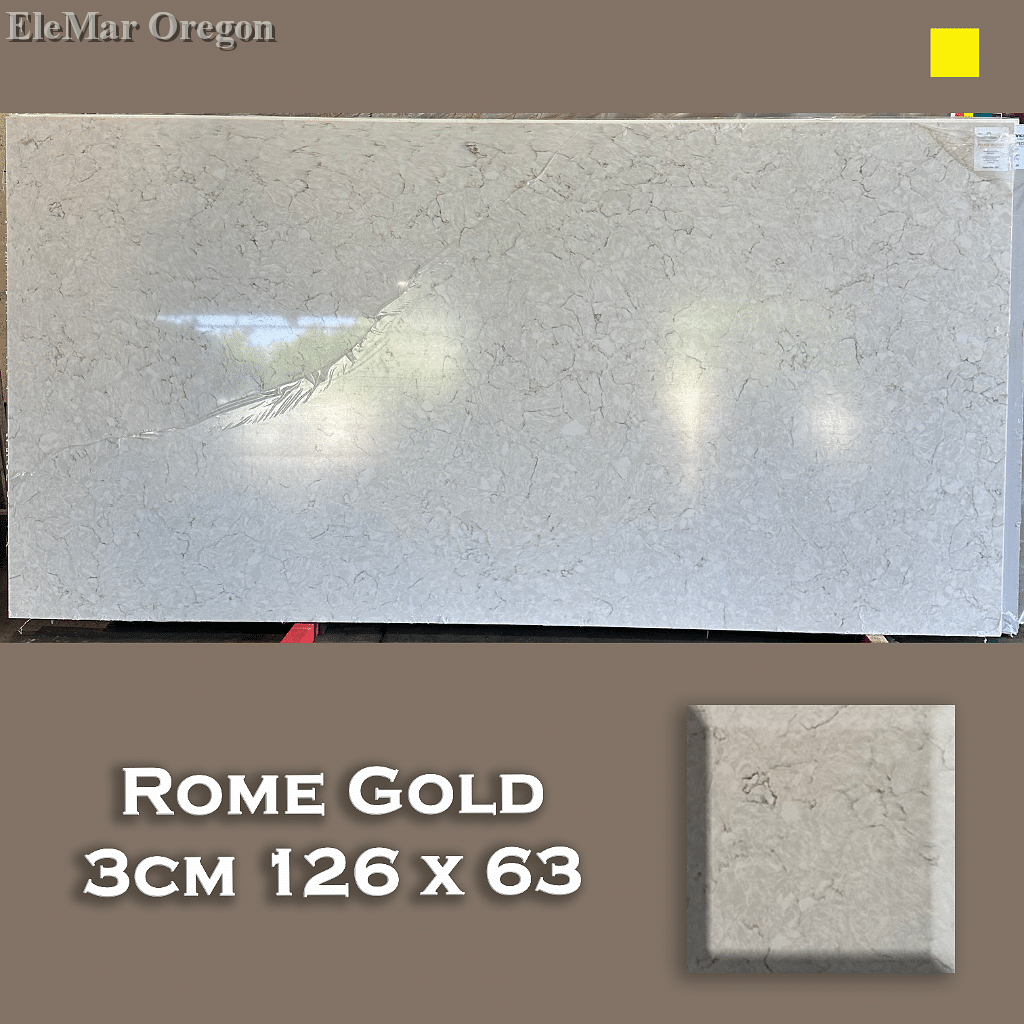 Rome Gold Quartz Slab – Elegance Redefined – Touchstone Granite ...